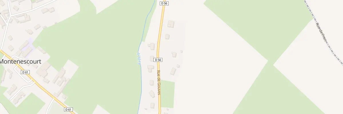 Plan du 6 Rue de Gouves à Montenescourt