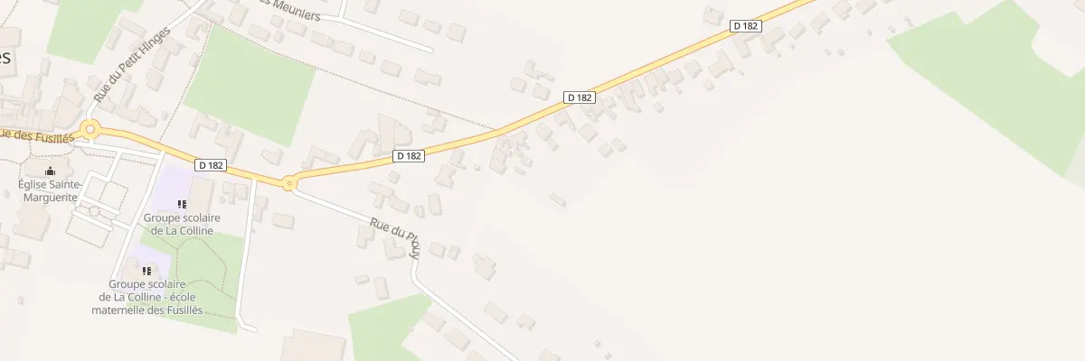 Plan du 432 Rue des Fusillés à Hinges