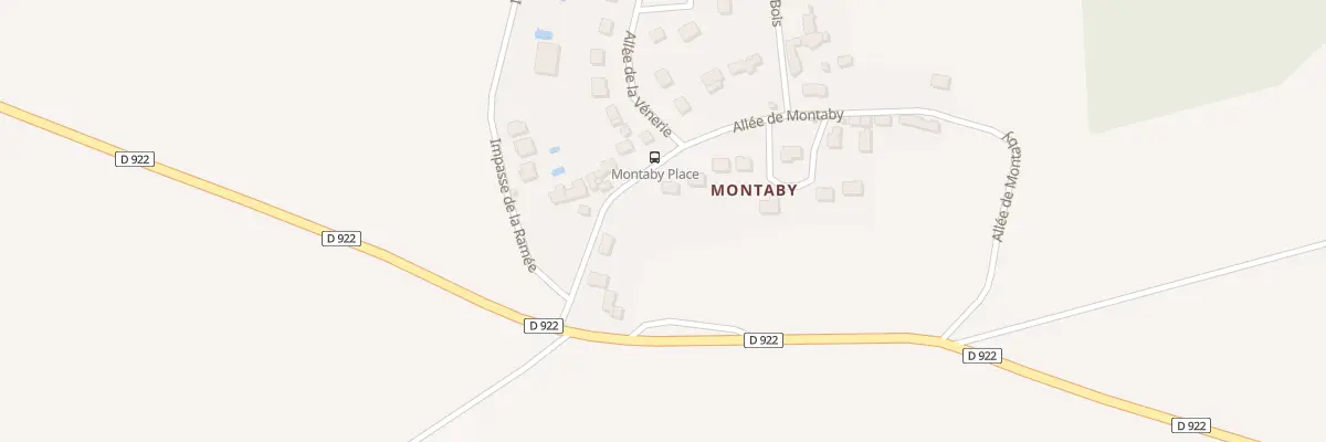 Plan du 2 All de Montaby à Mortefontaine
