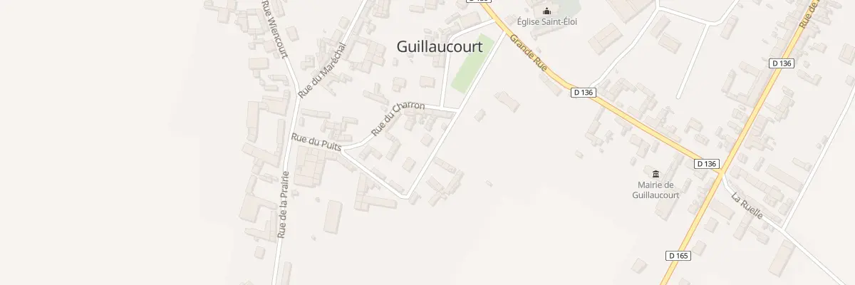 Plan du 2 Rue du Carrefour à Guillaucourt