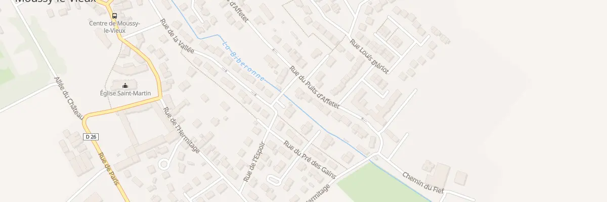Plan du 20B Rue du Puits d’Affetet à Moussy-le-Vieux