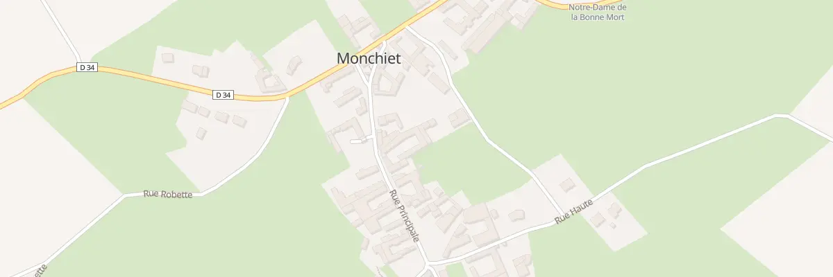 Plan du 7 Rue Principale à Monchiet