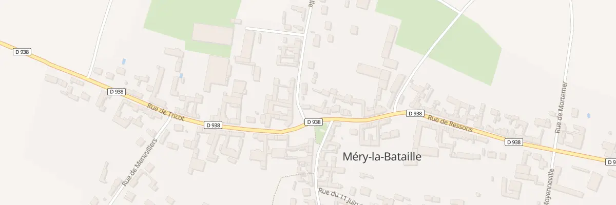 Plan du 2 Rue de Ressons à Méry-la-Bataille
