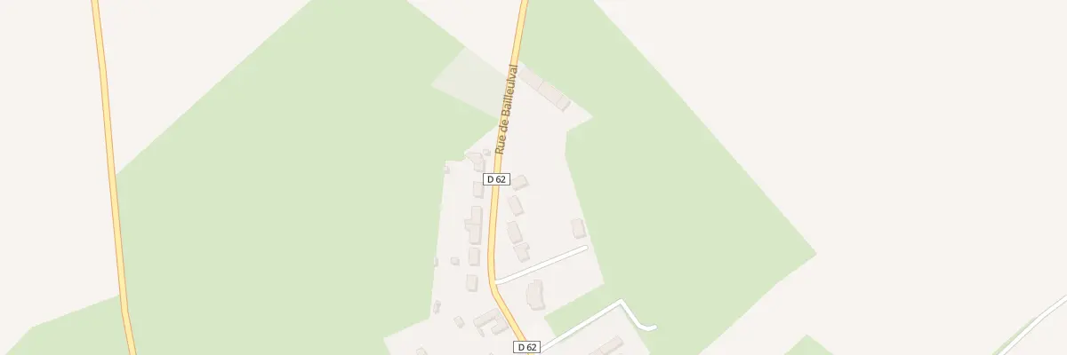 Plan du 14 Rue de Bailleulval à Berles-au-Bois