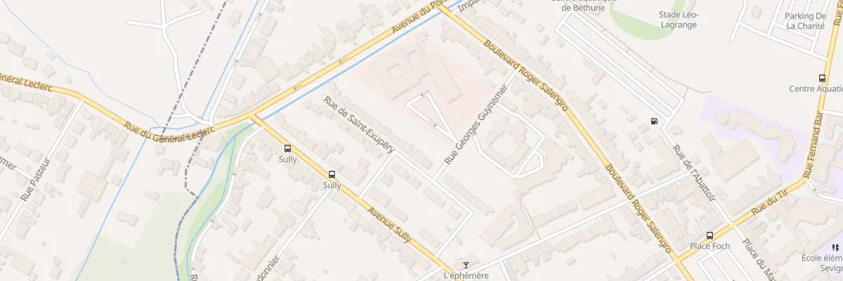 Plan du 106 Rue Saint Exupery à Béthune