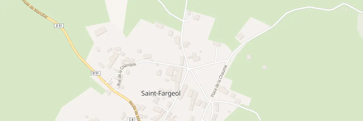 Plan du 17 Rue de Pierre Blanche à Saint-Fargeol