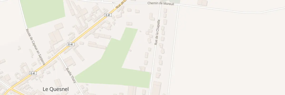 Plan du 5061F Rue de la Chapelle au Quesnel