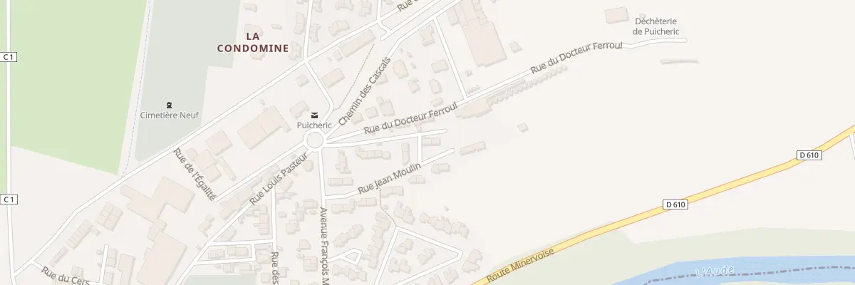 Plan du 18 Rue Jean Moulin à Puichéric
