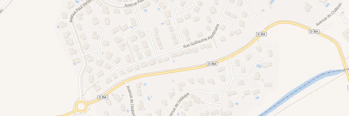 Plan du 20 Rue Guillaume Apollinaire à Lésigny