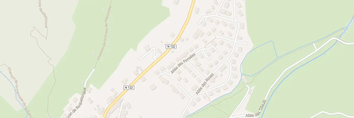 Plan du 8 All des Pensées à Vic-sur-Cère