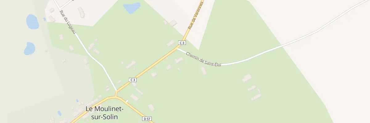 Plan du 2 Che de St Eloi au Moulinet-sur-Solin