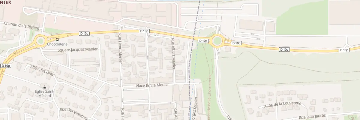 Plan du 13 Rue Albert Menier à Noisiel