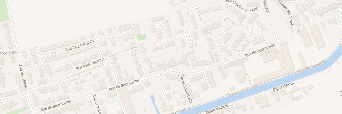 Plan du 66 Rue Bournoville à Merville