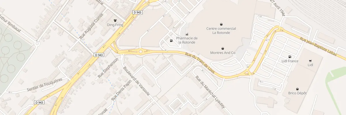 Plan du 27 Rue du Maréchal Lyautey à Béthune