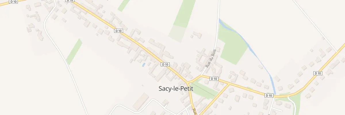 Plan du 10 Rue de la République à Sacy-le-Petit