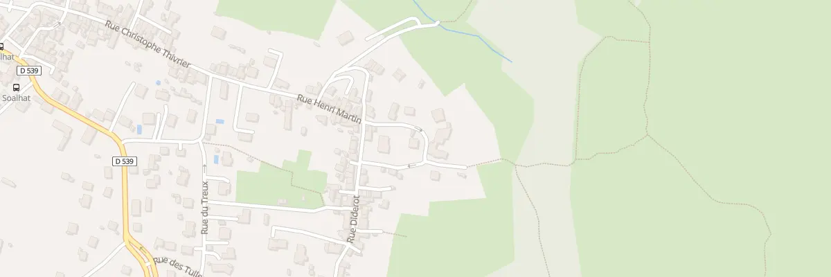Plan du 8 Rue Henri Martin Prolongee à Désertines