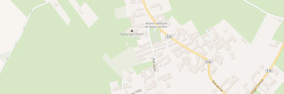 Plan du 8 Rue Verte à Berles-au-Bois