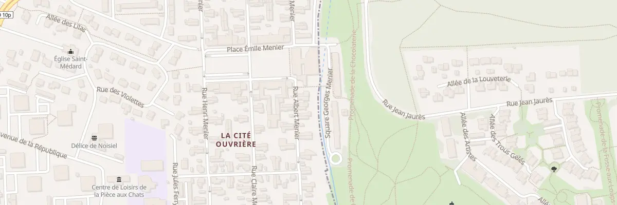 Plan du 32 Rue Albert Menier à Noisiel