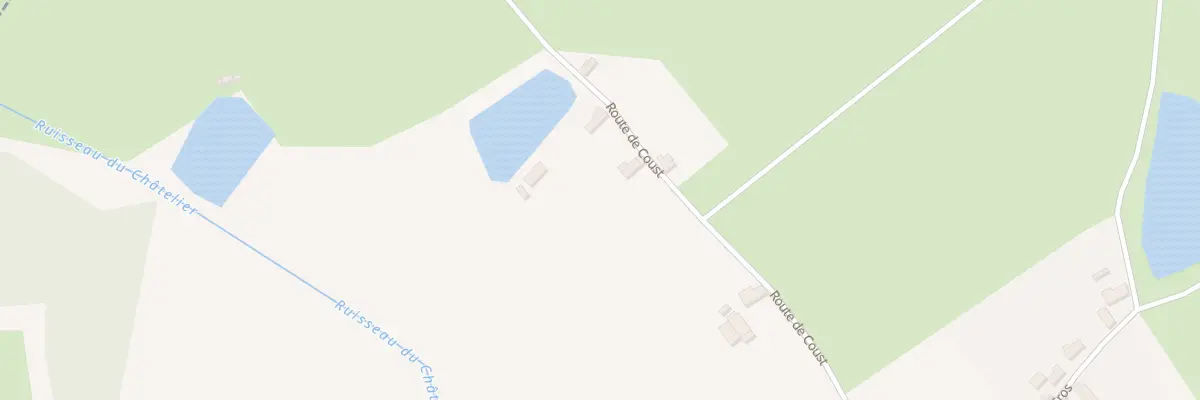 Plan du 19 Rte de Coust à Braize