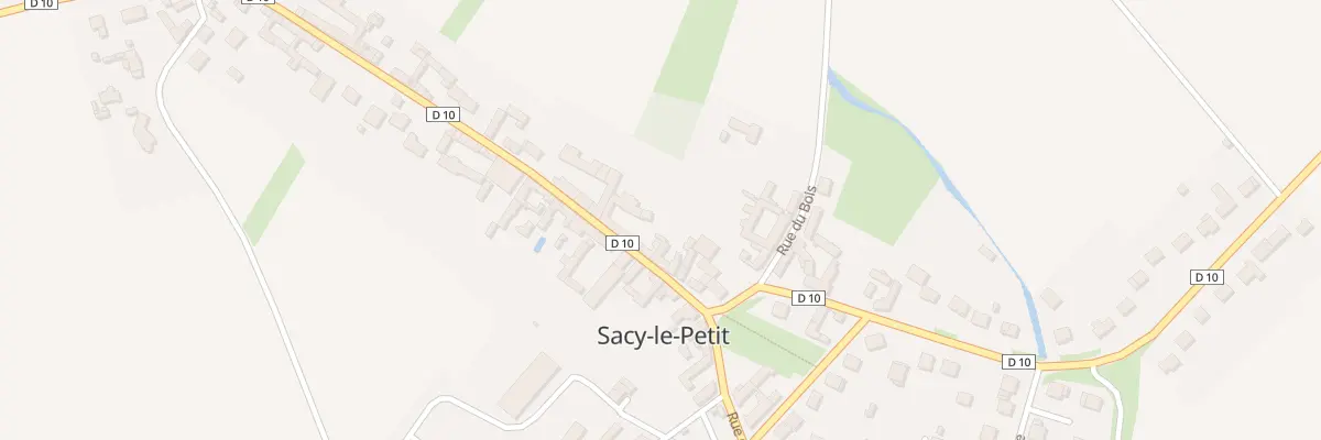 Plan du 8 Rue de la République à Sacy-le-Petit