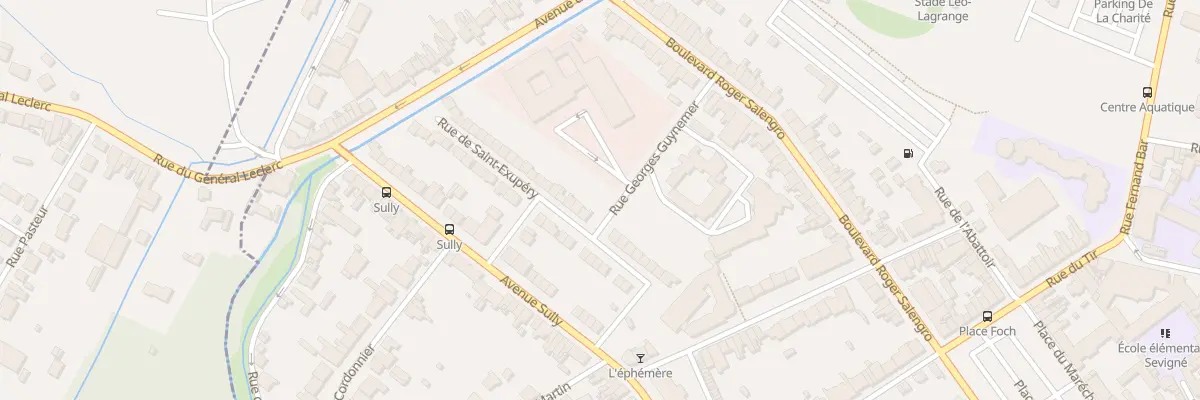 Plan du 80 Rue Saint Exupery à Béthune