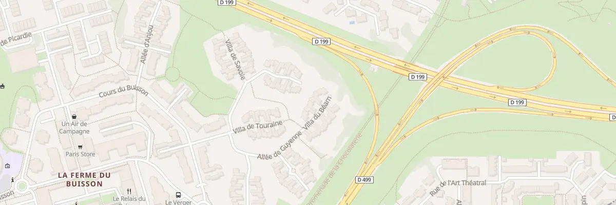 Plan du 5 Vla du Béarn à Noisiel
