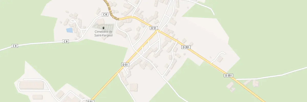 Plan du 5 Rte de Saint Hilaire à Saint-Fargeol