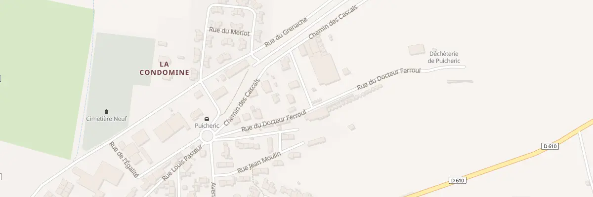 Plan du 2 Rue du Tonnelier à Puichéric