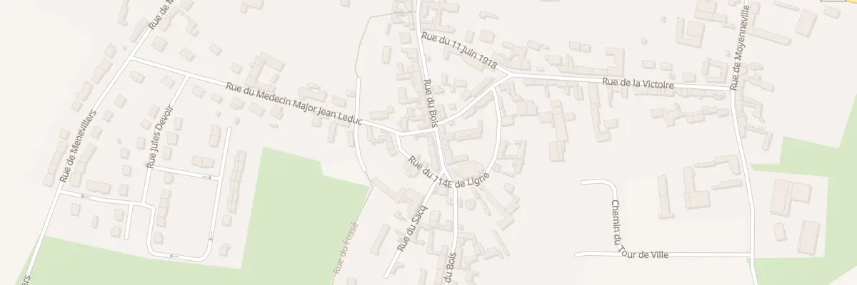 Plan du 1 Rue du Medecin Major J Leduc à Méry-la-Bataille