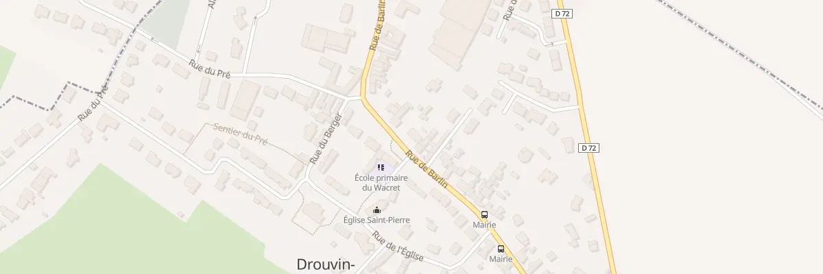 Plan du 335 Rue de Barlin à Drouvin-le-Marais