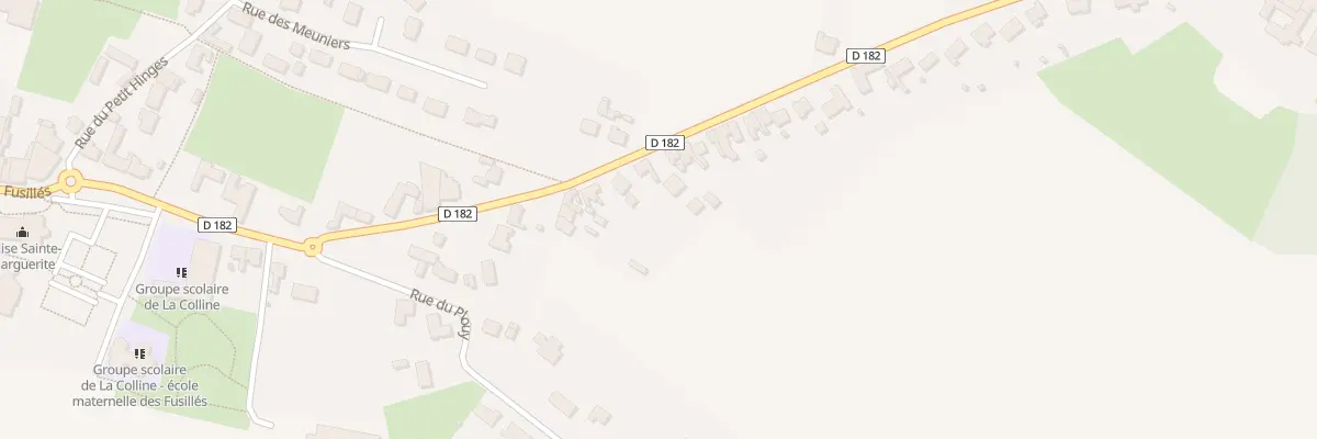 Plan du 454 Rue des Fusillés à Hinges