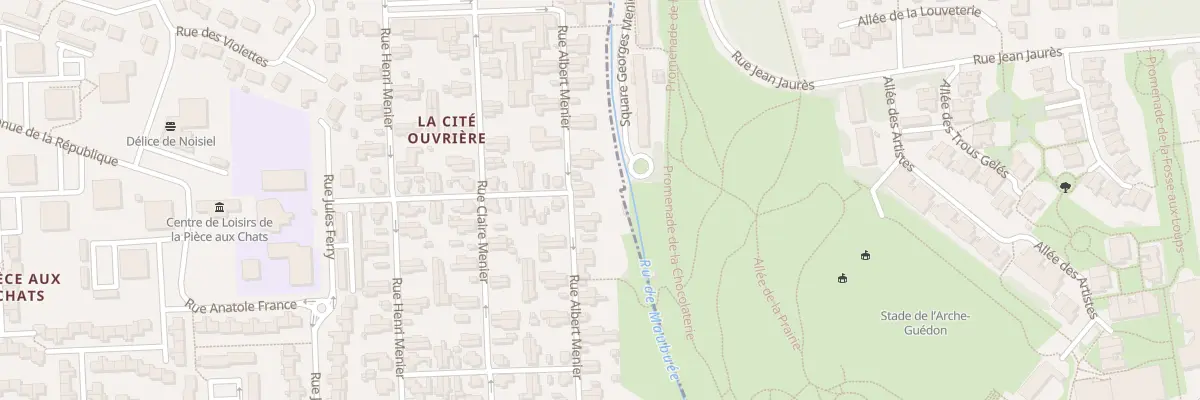 Plan du 46 Rue Albert Menier à Noisiel