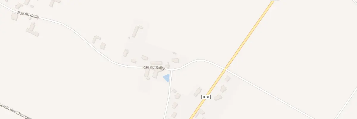 Plan du 5 Rue du Bailly à Villevoques