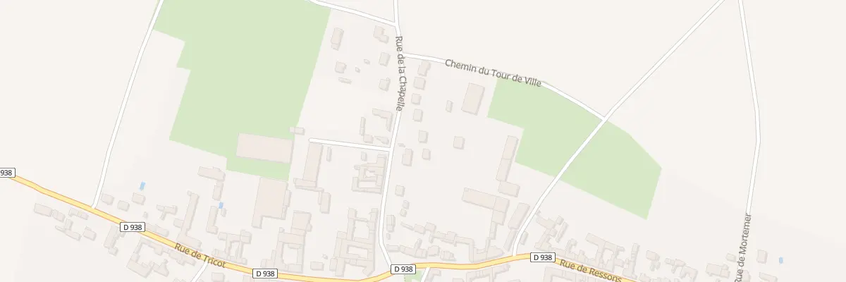 Plan du 8 Rue de la Chapelle à Méry-la-Bataille