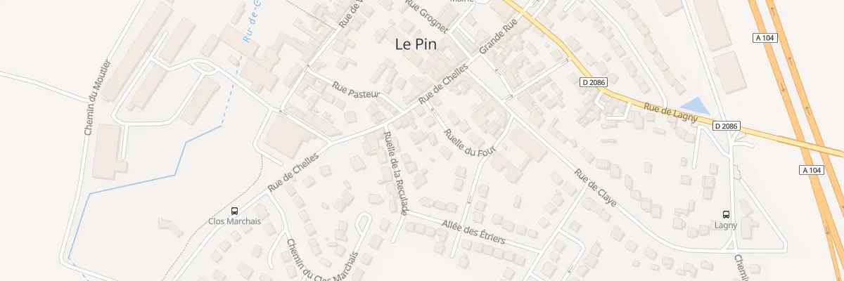 Plan du 11 Rue de Chelles au Pin