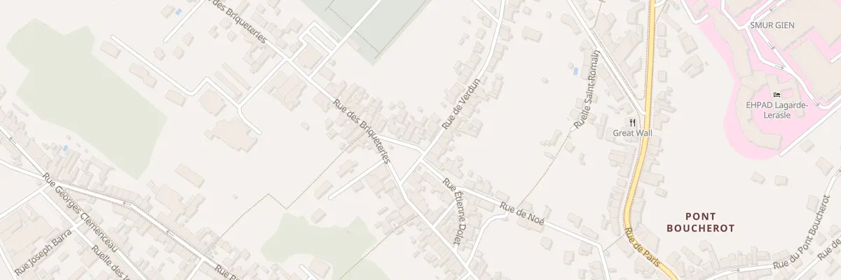Plan du 6 Pl Pierre Curie à Gien