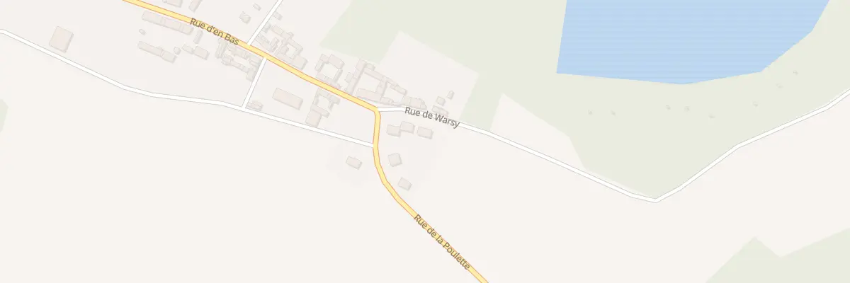 Plan du 5096F Rue de Warsy à Becquigny
