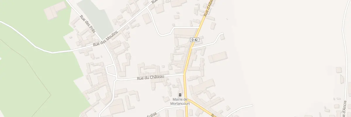 Plan du 3 Rue d’Albert à Morlancourt