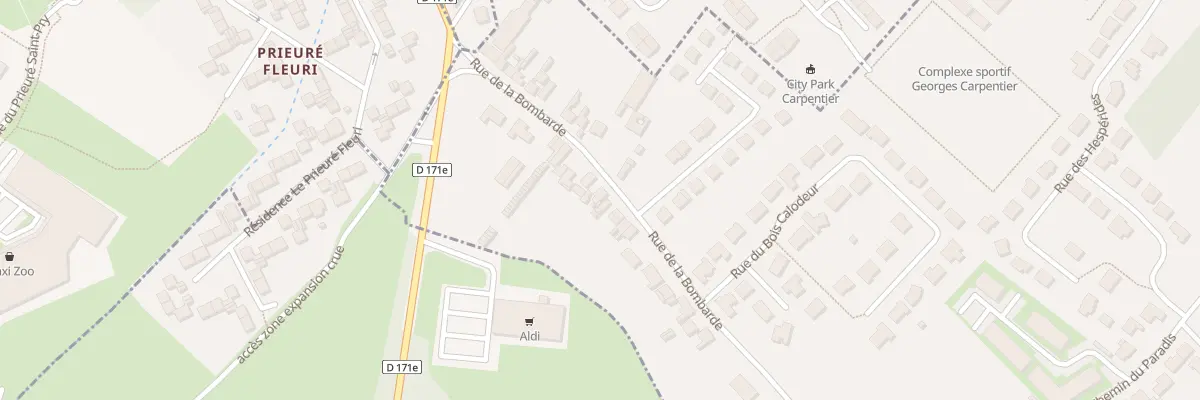 Plan du 69 Rue de la Bombarde à Verquin