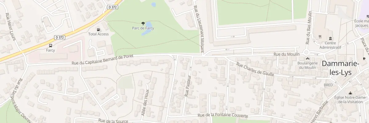 Plan du 28T Rue Pasteur à Dammarie-les-Lys