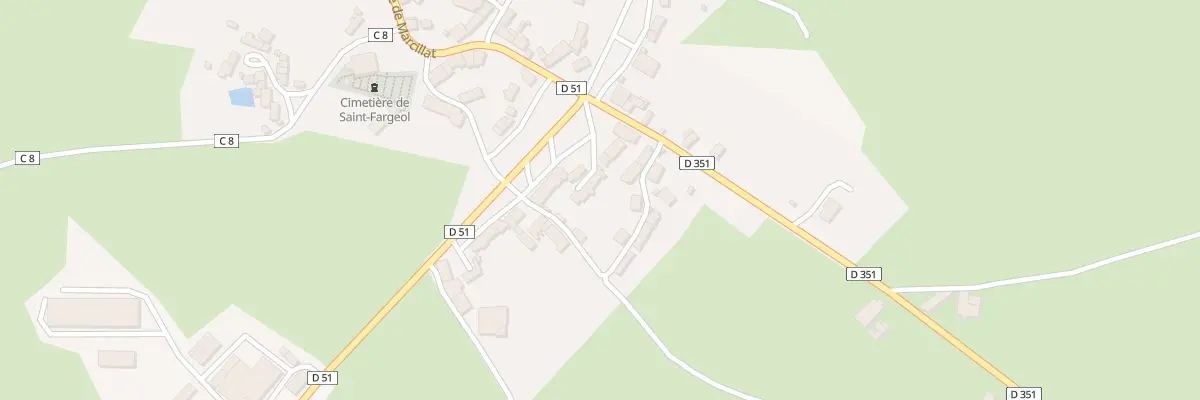 Plan du 3 Rte de Saint Hilaire à Saint-Fargeol