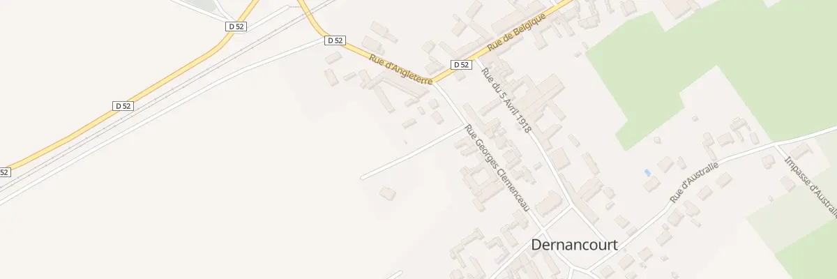 Plan du 15 Rue Georges Clémenceau à Dernancourt