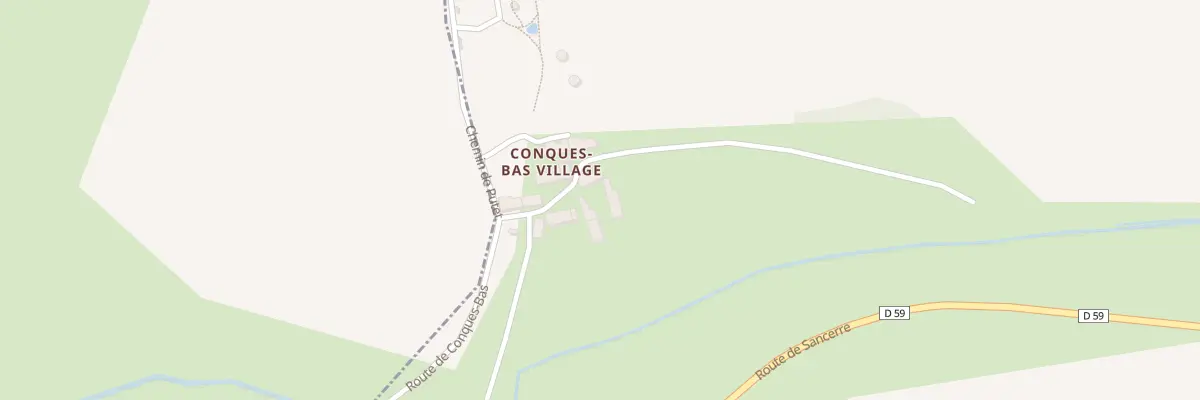 Plan du 107 Conques Bas Village à Humbligny