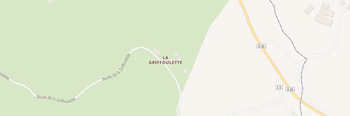 Plan du 5087 La Griffoulette à Auriac-Lagast