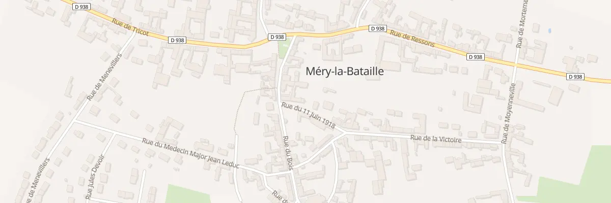 Plan du 11 Rue du Bois à Méry-la-Bataille