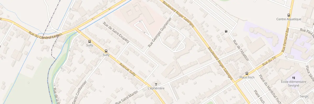 Plan du 40 Rue Saint Exupery à Béthune