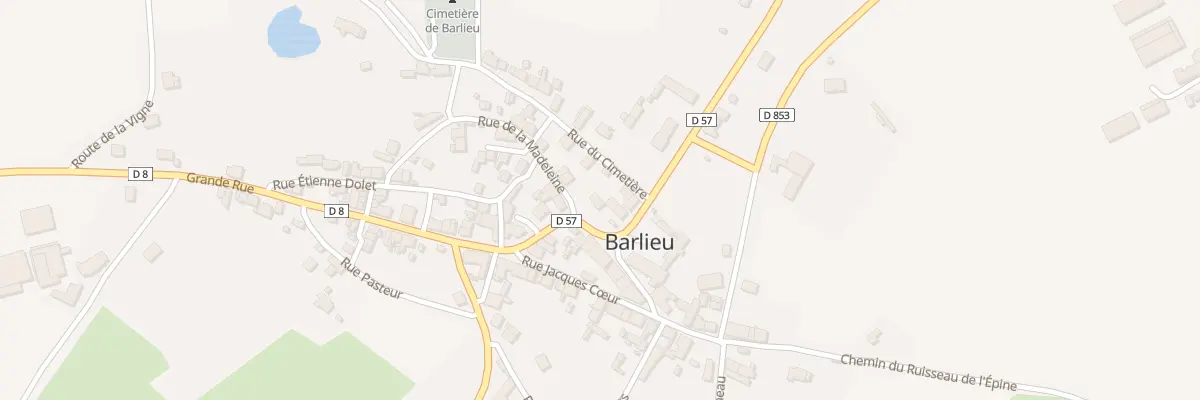 Plan du 9 Rte de Cernoy à Barlieu