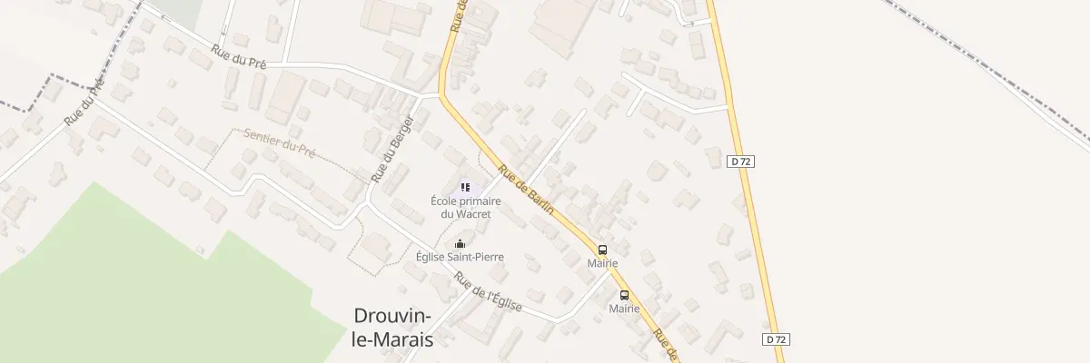 Plan du 383 Rue de Barlin à Drouvin-le-Marais