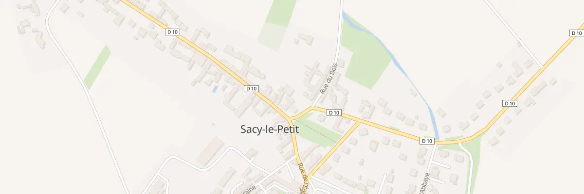 Plan du 4 Rue de la République à Sacy-le-Petit