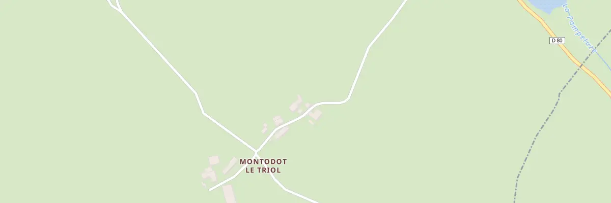 Plan du 5020 Montodot le Triol à Vergheas